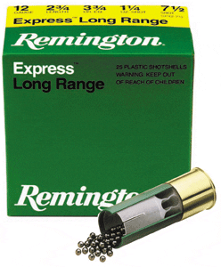 REMINGTON EXPRESS 12GA 2.75″ – 1-1/4OZ #7.5 25RD 10BX/CS
