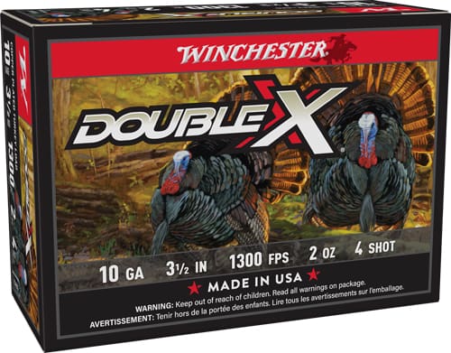 WINCHESTER DOUBLE-X 10GA 3.5″ – 2OZ #4 10RD 10BX/CS