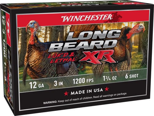 WINCHESTER LONG BEARD XR 12GA – 3″ 1-3/4OZ #6 10RD 10BX/CS