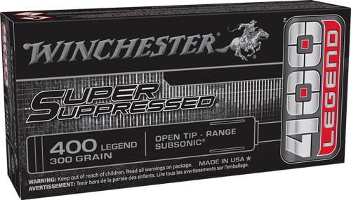 WINCHESTER SUPER SUPPRESSED – 400 LEGEND 300GR 20RD 10BX/CS