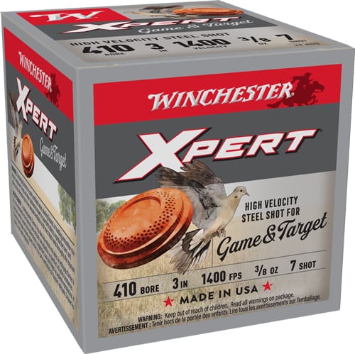 WINCHESTER XPERT STEEL 410 3″ – 3/8OZ #7 25RD 10BX/CS