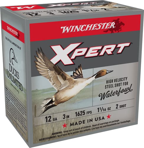 WINCHESTER XPERT STEEL 12GA 3″ – 1-1/16OZ #2 25RD 10BX/CS