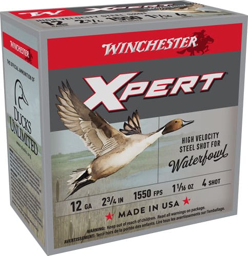 WINCHESTER XPERT 12GA 2.75″ – 1-1/16OZ #4 1500FPS 25RD 10B/C