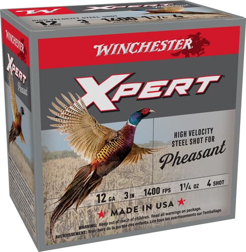 WINCHESTER XPERT STEEL 12GA – 3″ 1-1/4OZ #4 25RD 10BX/CS