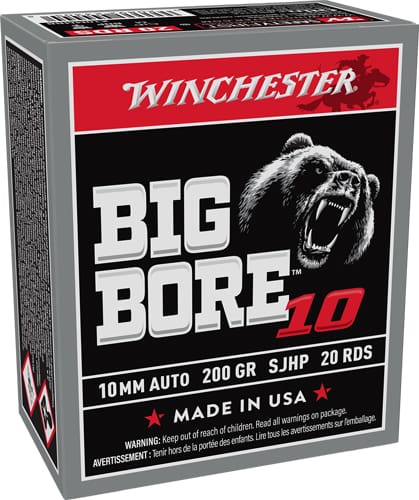 WINCHESTER BIG BORE 10MM – 200GR JSP 20RD 10BX/CS