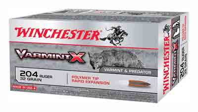 WINCHESTER VARMINT-X 204 RUGER – 32GR POLYMER TIP 20RD 10BX/CS
