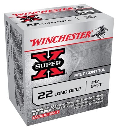 WINCHESTER SUPER-X SHOTSHELL – 22LR #12 SHOT 50RD 100BX/CS