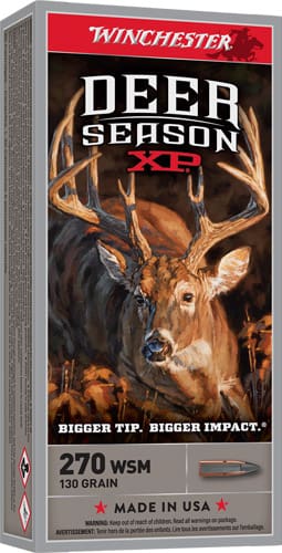 WINCHESTER DEER XP 270 WIN – 130GR EXTREME PT 20RD 10BX/CS