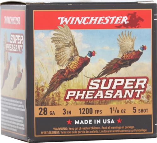 WINCHESTER SUPER PHEASANT 28GA – 3″ 1-1/8OZ #5 25RD 10BX/CS