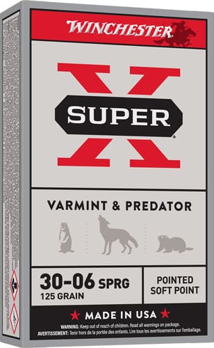 WINCHESTER SUPER-X 30-06 – 125GR JSP 20RD 10BX/CS