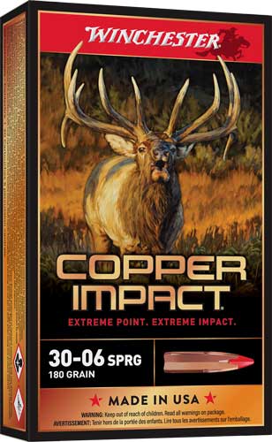 WINCHESTER COPPER IMPACT 30-06 – 180GR 20RD 10BX/CS