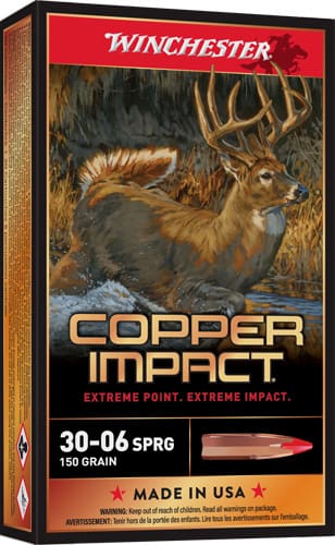WINCHESTER COPPER IMPACT 30-06 – 150GR 20RD 10BX/CS