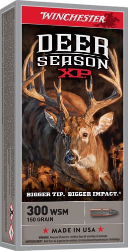 WINCHESTER DEER XP 300 WSM – 150GR EXTREME PT 20RD 10BX/CS
