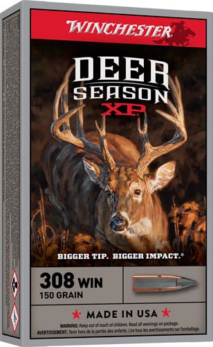 WINCHESTER DEER XP 308 WIN – 150GR EXTREME PT 20RD 10BX/CS