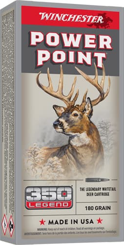 WINCHESTER SUPER-X 350 LEGEND – 180GR POWER POINT 20RD 10BX/CS