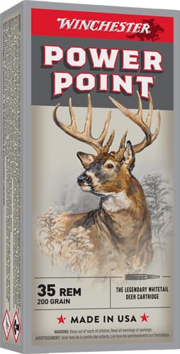 WINCHESTER SUPER-X 35 REM – 200GR POWER POINT 20RD 10BX/CS
