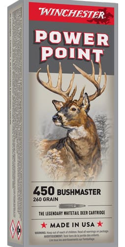WINCHESTER SUPER-X 450 BM – 260GR POWER POINT 20RD 10BX/CS