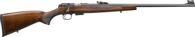 CZ 457 LUX 22WMR 24.5″ – BLUED BARREL WALNUT STOCK