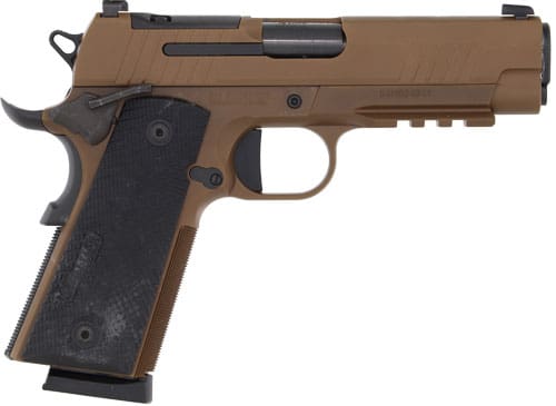 SIG 1911 XCARRY 45ACP 4.25″ – XRAY3 OR (2)8RD G10 COYOTE