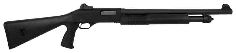 STEVENS 320 SECURITY PUMP 12GA – 3″ 18.5″ PISTOL GRIP BLACK