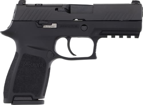 SIG P320 9MM 3.9″ SIGLITE – STRIKER OR (2)15RD BLACK STEEL