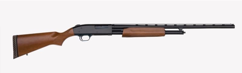 MOSSBERG 500 CROWN GRADE 20GA – 3″ 26″VR BLUED HARDWOOD