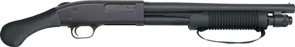 MOSSBERG 590 SHOCKWAVE 20GA 3″ – 6RD 14.375″ BLUED/SYN