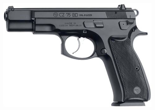 CZ 75-BD 9MM FS 16RD MAG BLACK – POLYCOAT FINISH