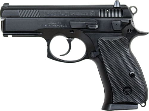 CZ 75 P-01 9MM FS 15RD MAG - DECOCKER BLACK POLYCOAT - Image 2