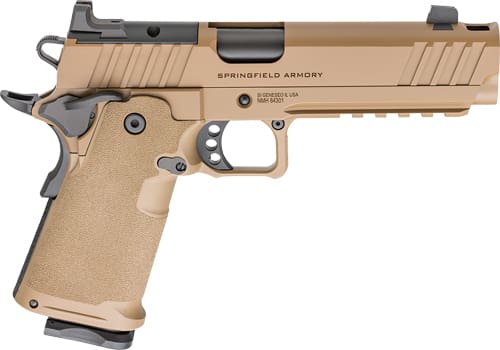 SPRINGFIELD 1911 DS PRODIGY – COMP 9MM 5″ COYOTE BRN 17/20RD