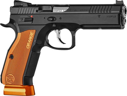 CZ SHADOW 2 ORANGE OR 9MM 17RD - MAG BLACK POLYCOAT STEEL FRAME - Image 2