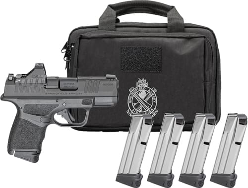 SPRINGFIELD HELLCAT OSP 9MM – 3″ 10RD 4MAGS CA LEGAL GEARPAC