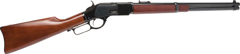 CIMARRON 1873 CARBINE RIFLE – 357/38SP 19″ BLUED WALNUT