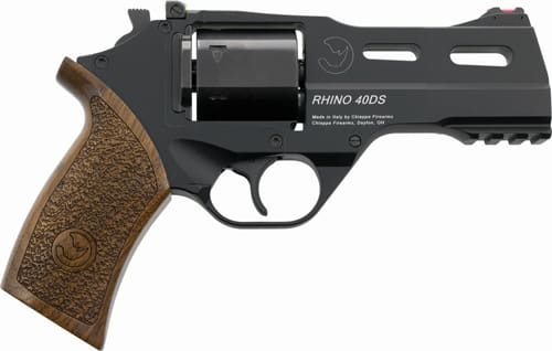CHIAPPA RHINO 40SA 9MM – 4″ ADJ. SIGHT BLACK/WALNUT