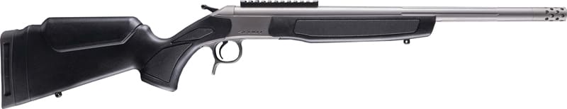 CVA SCOUT TD V3 350 LEGEND 20″ – STAINLESS/BLACK SYNTHETIC