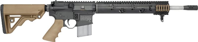 RRA LAR15 PREDATOR 223 WYLDE – 6 POS TAN 16″ BBL BLACK