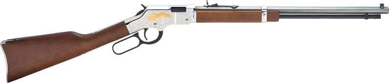 HENRY H4 GOLDEN EAGLE 22LR – 20″ OCTAGON WALNUT ENGRAVED