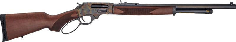 HENRY H10 CASE HARDENED SIDE – GATE 45-70 22″ OCT. WALNUT LL