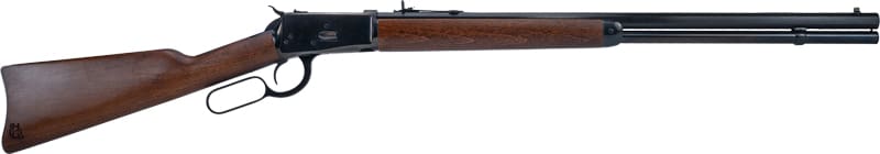 HERITAGE R92 44MAG LEVER – 12-SH 24″ OCTAGON BL HARDWOOD