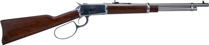 HERITAGE R92 45LC LEVER – 18″ BBL. STAINLESS HARDWOOD