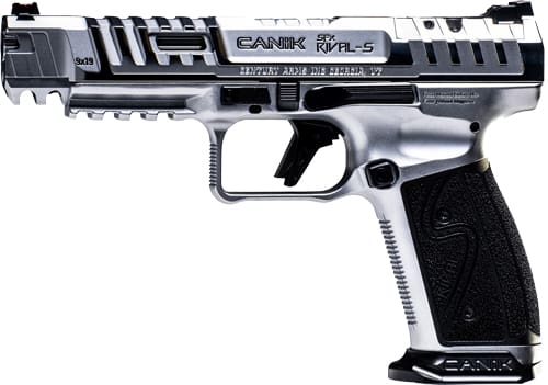 CANIK SFx RIVAL-S 9MM 5″ OR – AS CHROME 2-18RD MAGS
