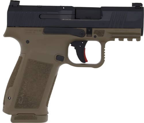 CANIK METE MC9L 9MM 3.18″ BBL – OR FS BLACK SLIDE/FDE FRAME