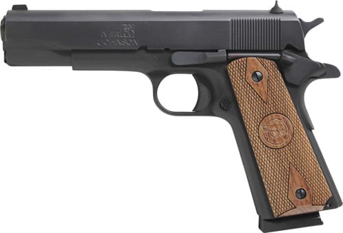 IVER JOHNSON 1911A1 STANDARD – 38 SUPER 5″ FS MATTE WOOD