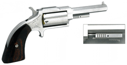 NAA “SHERIFF” MINI-REVOLVER – 22WMR 2.5″ S/S ROSEWOOD