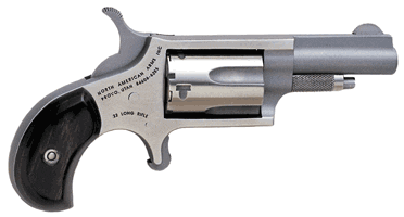 NAA MINI-REVOLVER 22LR 1-5/8″ – STAINLESS MATTE WOOD