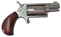 NAA MINI-REVOLVER COMBO 1-1/8″ – 22LR/22WMR S/S MATTE WOOD