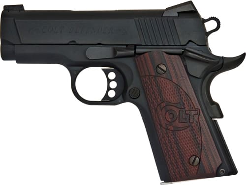 COLT DEFENDER 9MM 3″ 7RD – ANODIZE BLUED G10 GRIPS