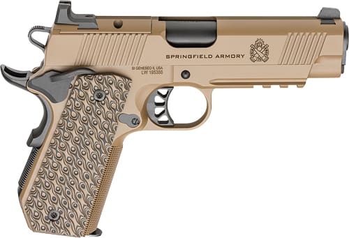 SPRINGFIELD 1911 TRP 9MM AOS – 4.25″ 9RD COYOTE BROWN