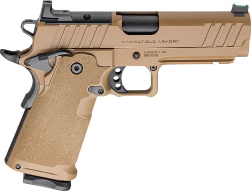 SPRINGFIELD 1911 DS PRODIGY – 9MM 4.25″ COY BRN 17/20RD