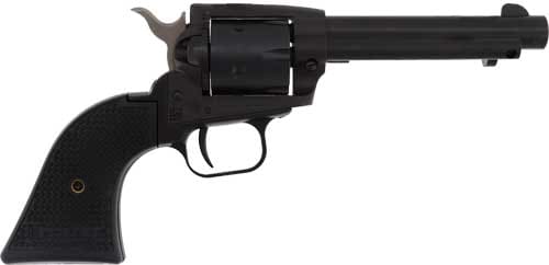 HERITAGE 22LR/22WMR BLACK – 4.75″ STEEL FRAME POLYMER GRIP
